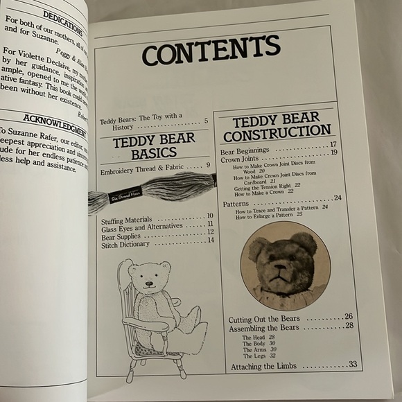 NWT Making Your Own Teddy Bear BOOK 1982 Bialosky Tynes Vintage Patterns Clothes - Picture 6 of 17